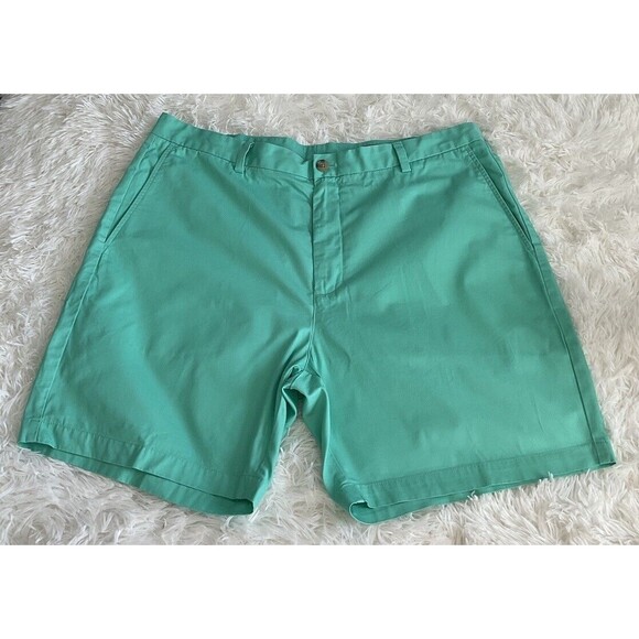 Vineyard Vines by Shep & Ian Breaker Mens Mint Green Chino Shorts Size 40 - Picture 1 of 8